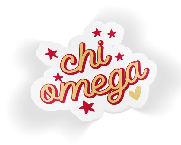 Chi Omega Star Sticker Online Sale