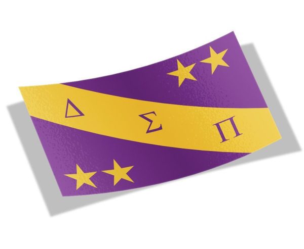 Delta Sigma Pi Flag Decal Sticker Fashion